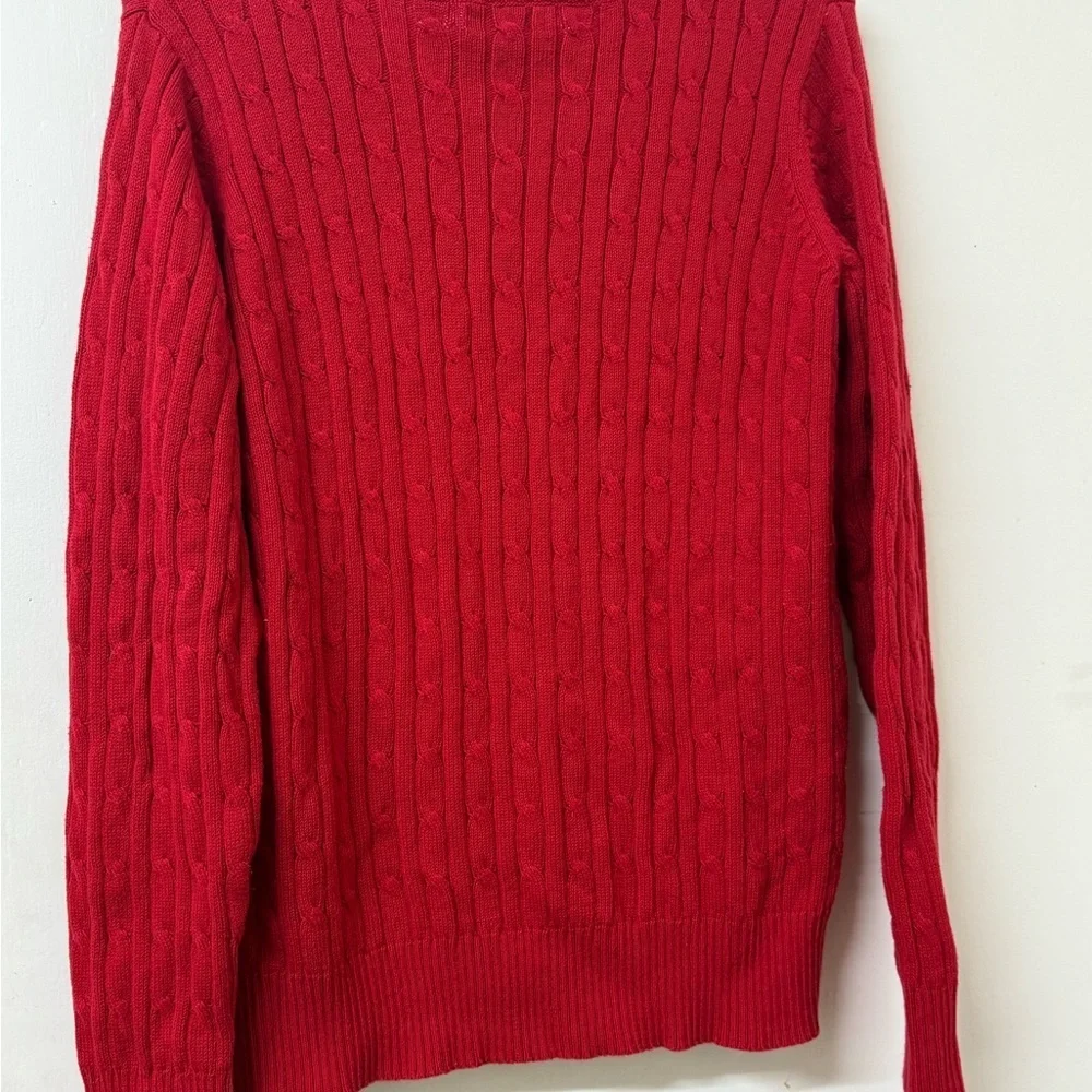St. John's Bay Bold Red Sweater
